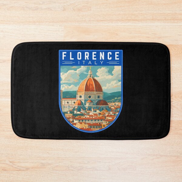 Item preview, Florence in Tuscany, Italy Vintage Travel Art Badge designed and sold by MaateoDesign.