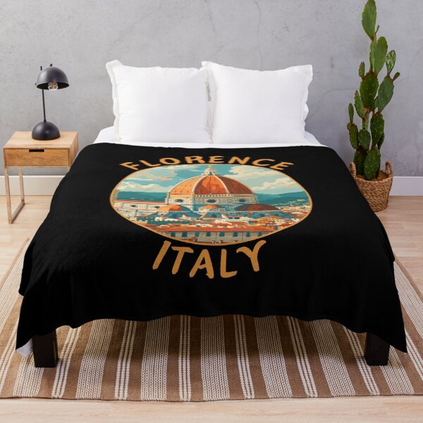 Item preview, Florence in Tuscany, Italy Retro Travel Art Circle Emblem designed and sold by MaateoDesign.
