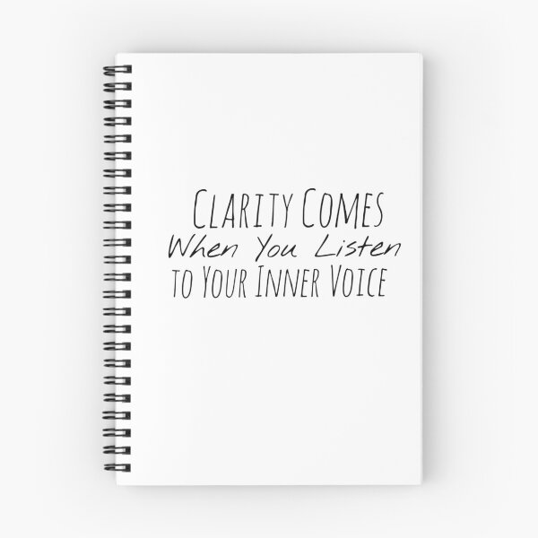 Item preview, Clarity Comes When You Listen to Your Inner Voice – Intuition Affirmation designed and sold by Camila  Ardila.