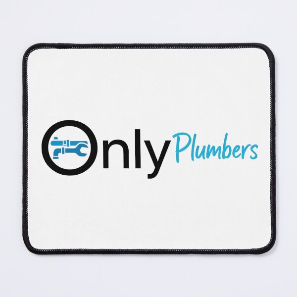 Item preview, Only Plumbers funny Plumber mower blue designed and sold by MoodimalStudio.