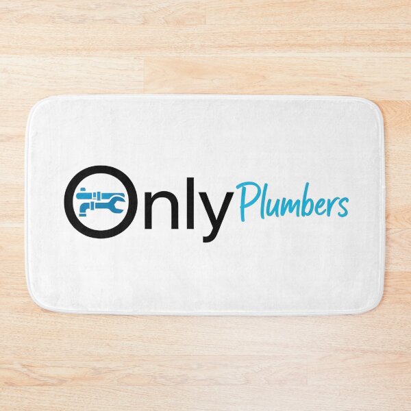Item preview, Only Plumbers funny Plumber mower blue designed and sold by MoodimalStudio.