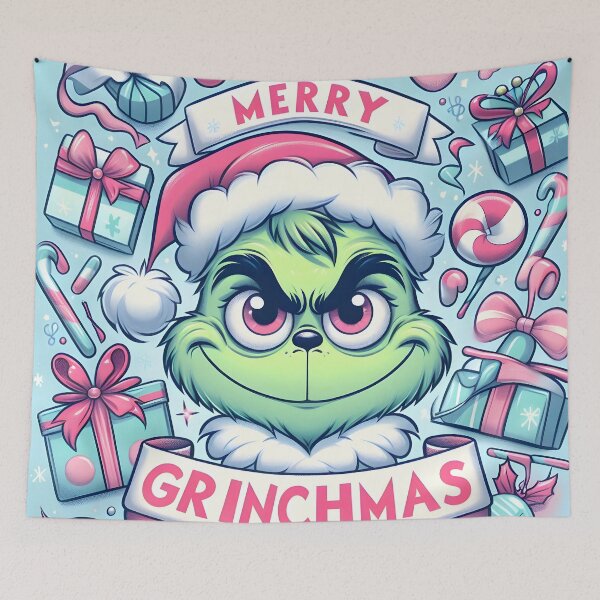 Item preview, Playful Green Christmas Character Illustration designed and sold by AI-Only Creations.