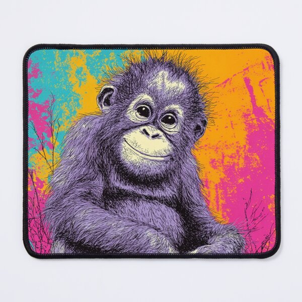 Item preview, Happy Purple Baby Orangutan designed and sold by Tridentulus.