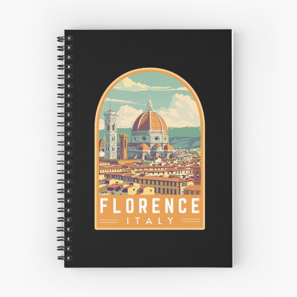 Item preview, Florence in Tuscany, Italy Vintage Travel Art Emblem designed and sold by MaateoDesign.