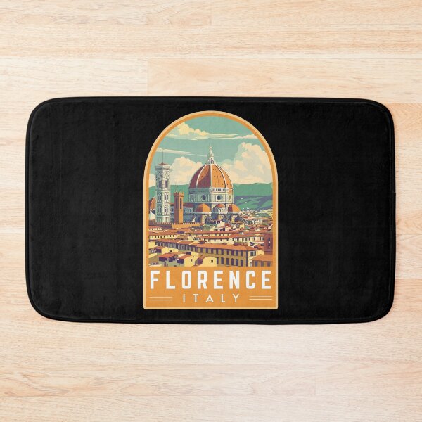 Item preview, Florence in Tuscany, Italy Vintage Travel Art Emblem designed and sold by MaateoDesign.