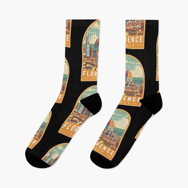 Item preview, Florence in Tuscany, Italy Vintage Travel Art Emblem designed and sold by MaateoDesign.