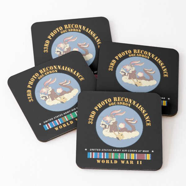 Item preview, AAC - 33rd Photo Reconnaissance Squadron - WWII w EU SVC X 300 designed and sold by Military Insignia Products.