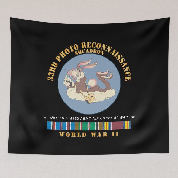 Item preview, AAC - 33rd Photo Reconnaissance Squadron - WWII w EU SVC X 300 designed and sold by Military Insignia Products.