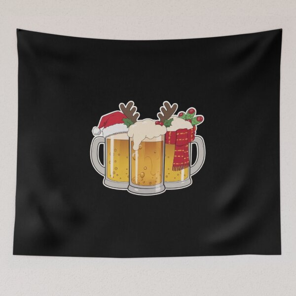 Item preview, Funny christmas beers  designed and sold by Mega _Tronus .