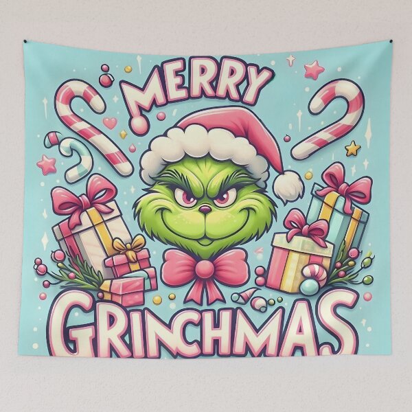 Item preview, Cheerful Green Christmas Character Art designed and sold by AI-Only Creations.