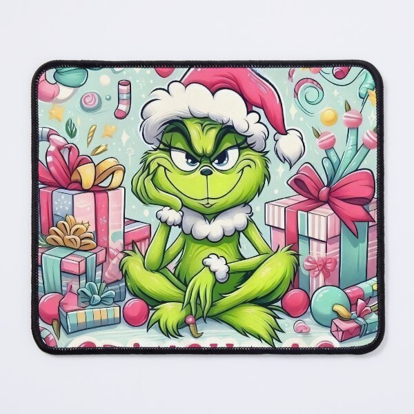 Item preview, Playful Green Christmas Character Illustration designed and sold by AI-Only Creations.
