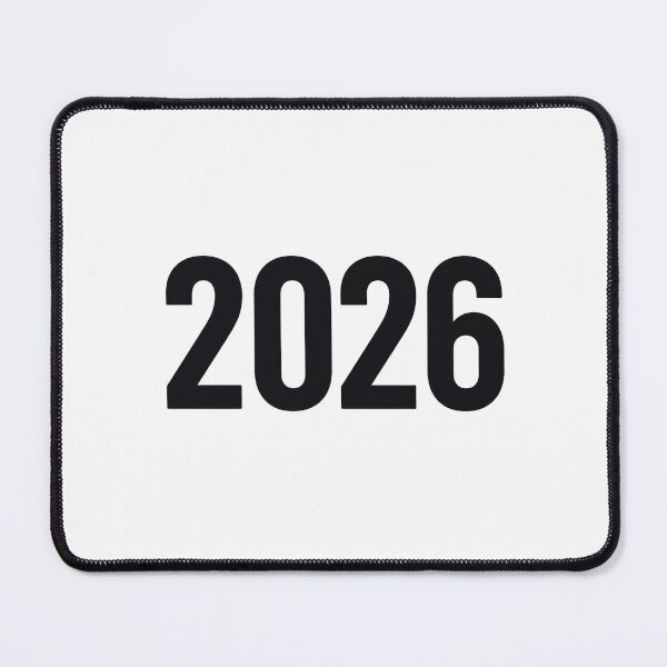 Item preview, 2026 Minimalist Black New Year – Modern Design Happy New Year 2026 designed and sold by mocci10.