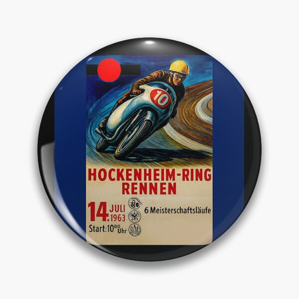 Item preview, Hockenheim 1963 variation vintage poster #1 designed and sold by Helios Be. Lavsh.