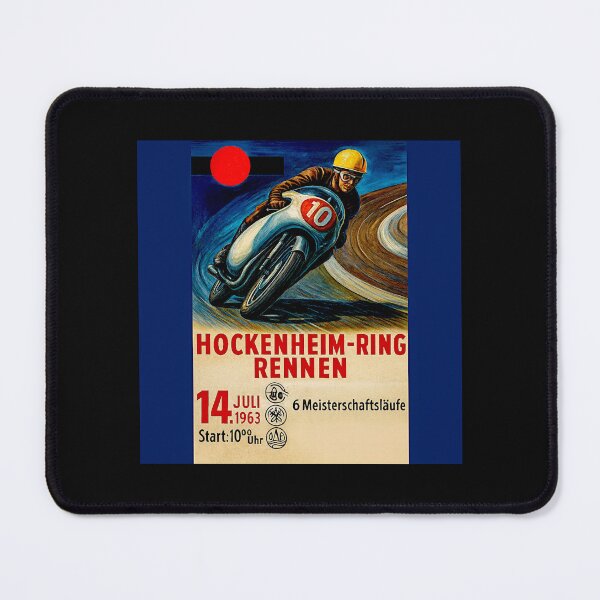 Item preview, Hockenheim 1963 variation vintage poster #1 designed and sold by Helios Be. Lavsh.
