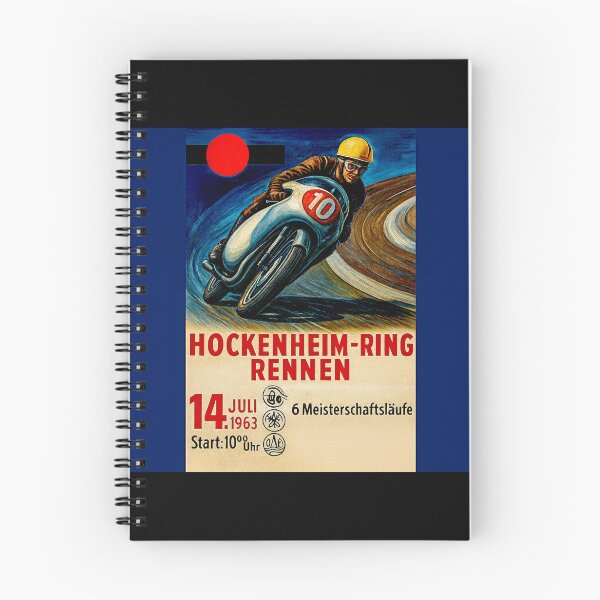 Item preview, Hockenheim 1963 variation vintage poster #1 designed and sold by Helios Be. Lavsh.