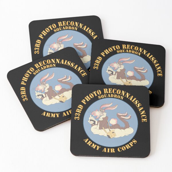 Item preview, AAC - 33rd Photo Reconnaissance Squadron - WWII X 300 designed and sold by Military Insignia Products.