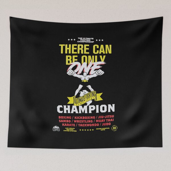 Item preview, UFC The There Can Only Be One Champion designed and sold by JeyVel.