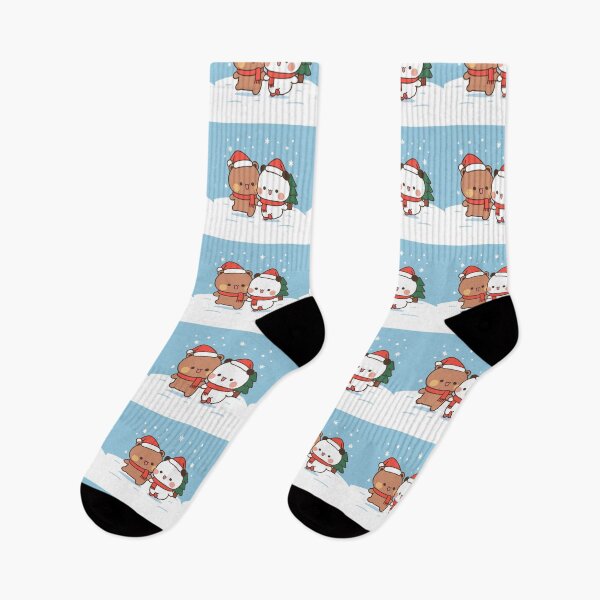 Item preview, Christmas celebration with bubu dudu  designed and sold by ThePurplePrints.