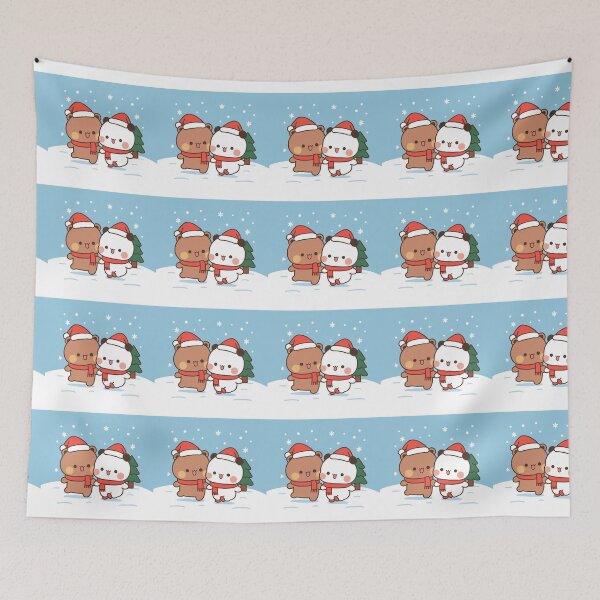 Item preview, Christmas celebration with bubu dudu  designed and sold by ThePurplePrints.