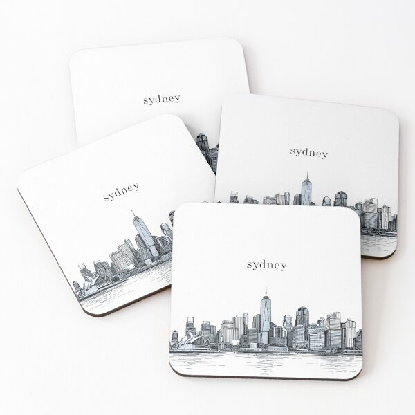 Item preview, Sydney Skyline Silhouette – Opera House & Harbour Bridge designed and sold by Milipino.