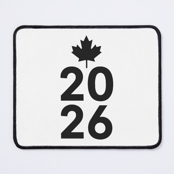 Item preview, New Year 2026 Canada – Minimalist Black Maple Leaf Design designed and sold by mocci10.