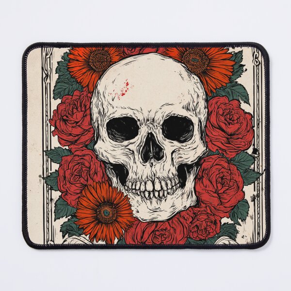 Item preview, Eternal Bloom and skull - tattoo styles designed and sold by PigmalionArt.