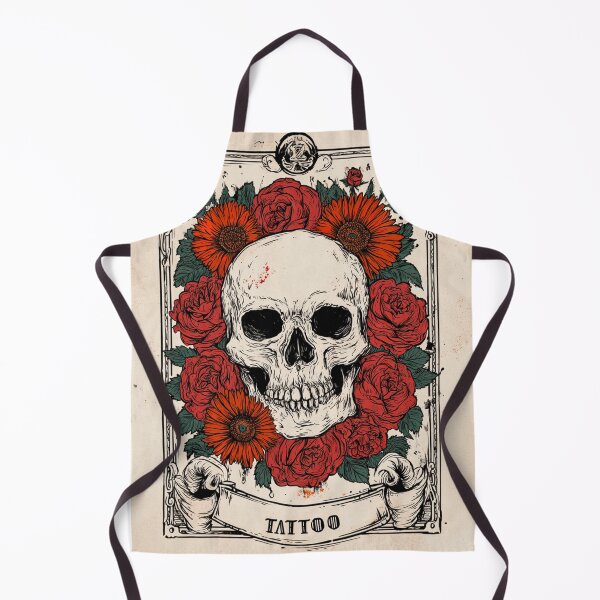 Item preview, Eternal Bloom and skull - tattoo styles designed and sold by PigmalionArt.