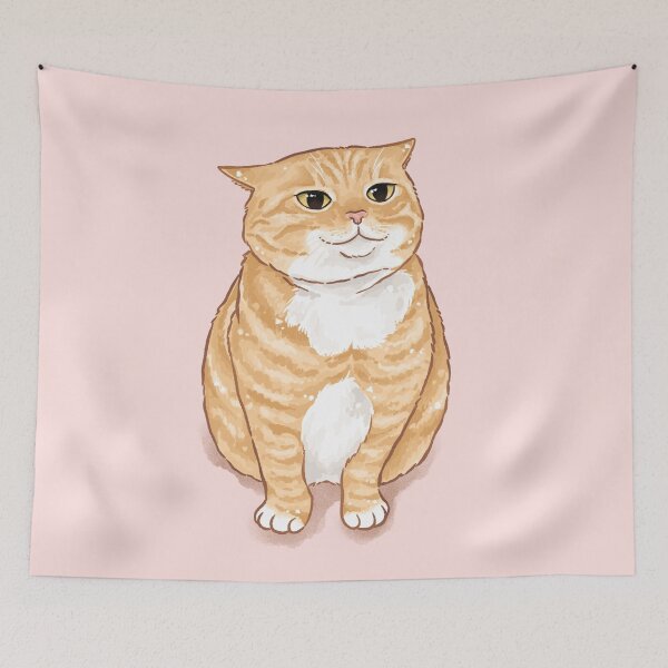 Item preview, Calm Orange Cat designed and sold by Peach Frog.