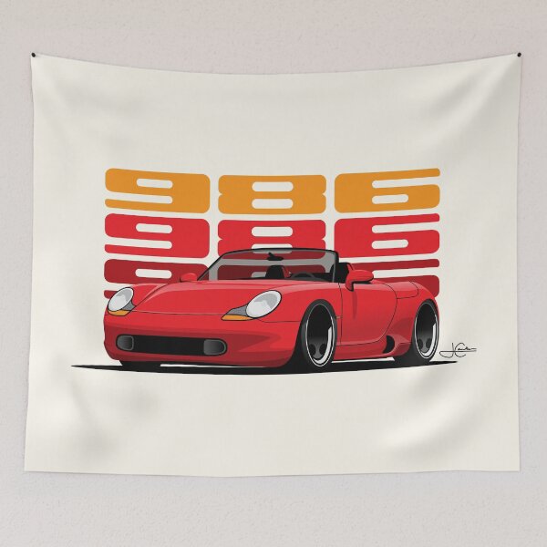 Item preview, Retro Porsche 986 Boxster classic illustration Essential  designed and sold by blackdogshop.