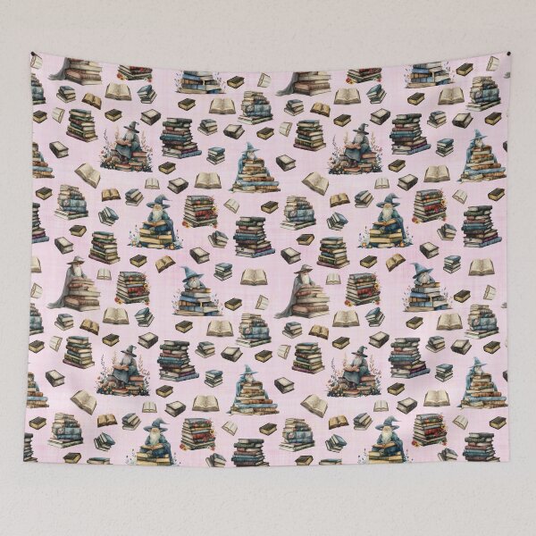 Item preview, Magical Wizards & Books on Light Pink designed and sold by KSimpson838.