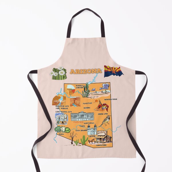 Item preview, Vintage Arizona Vibes, Desert State Map & Travel Souvenir Tee designed and sold by mashmosh.