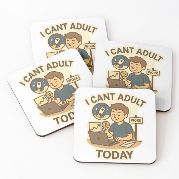 Item preview, I Can't Adult Today Degen Boy Trader designed and sold by DivinelyAligned8.