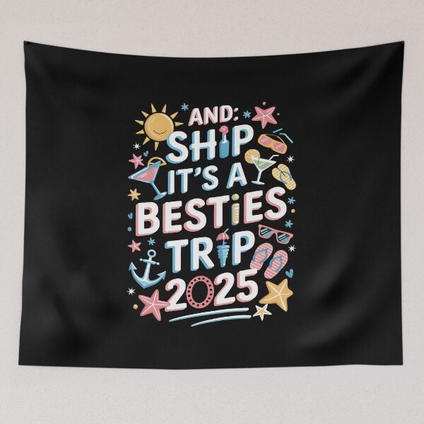 Item preview, Besties Trip 2025 Friend Cruise Trip Summer Vacation designed and sold by FortuneFull.