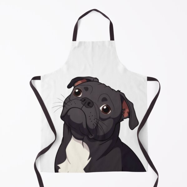 Item preview, Cute Black Pug Cartoon – Adorable Dog Illustration designed and sold by Ashan Perera.