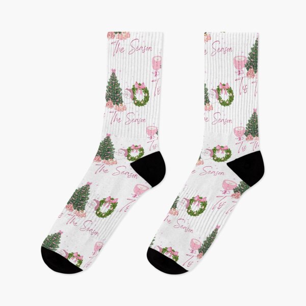 Item preview, Tis The Season Pink Christmas Tree Cute Holiday Design designed and sold by tarzbol.