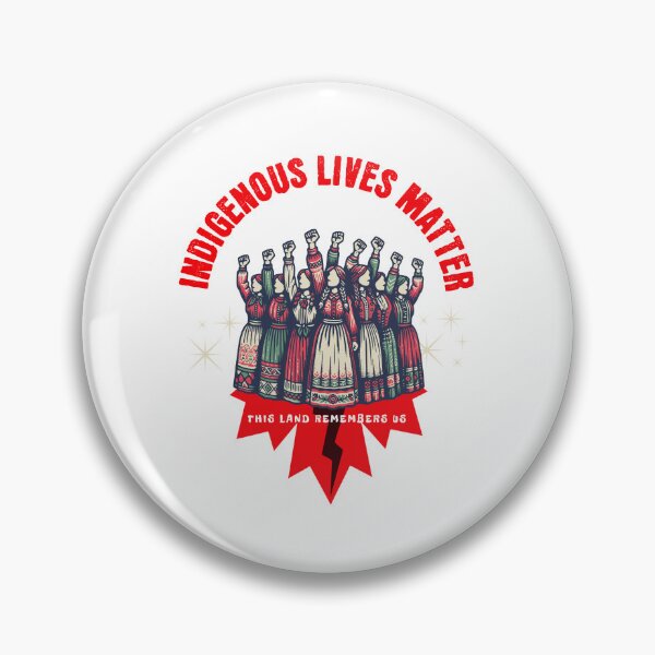 Item preview, Indigenous Lives Matter: This Land Remembers Us designed and sold by WarPaintCulture.