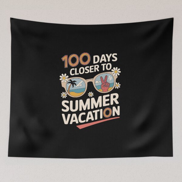 Item preview, 100 Days Closer To Summer Vacation 100th Day School designed and sold by yvonnickStore.