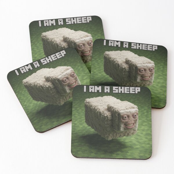 Item preview, I Am A Sheep - Funny Block Meme designed and sold by ryanguas.