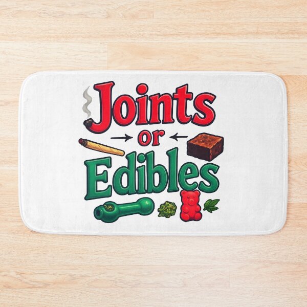 Item preview, Joints or Edibles – Funny Weed Cannabis Design designed and sold by Inkspire House.