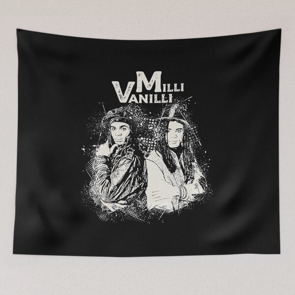 Item preview, Milli Vanilli - Faded Retro Pop Duo Poster Style designed and sold by alinashoo.