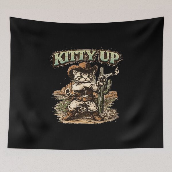 Item preview, Funny Cowboy Cat PNG – Your Last Biscuit Quote,  Vintage Humor Design,   designed and sold by sssweetness.
