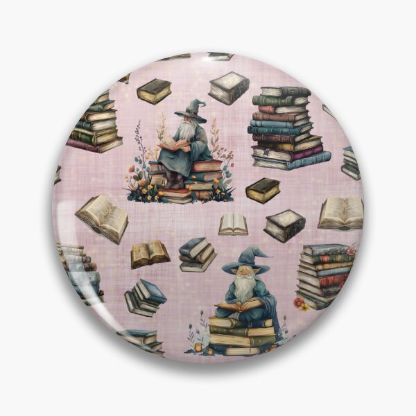 Item preview, Magical Wizards & Books on Dusty Pink designed and sold by KSimpson838.