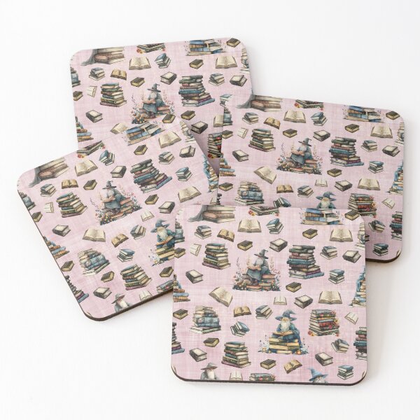 Item preview, Magical Wizards & Books on Dusty Pink designed and sold by KSimpson838.