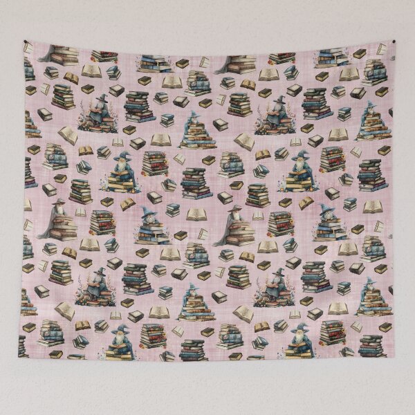 Item preview, Magical Wizards & Books on Dusty Pink designed and sold by KSimpson838.