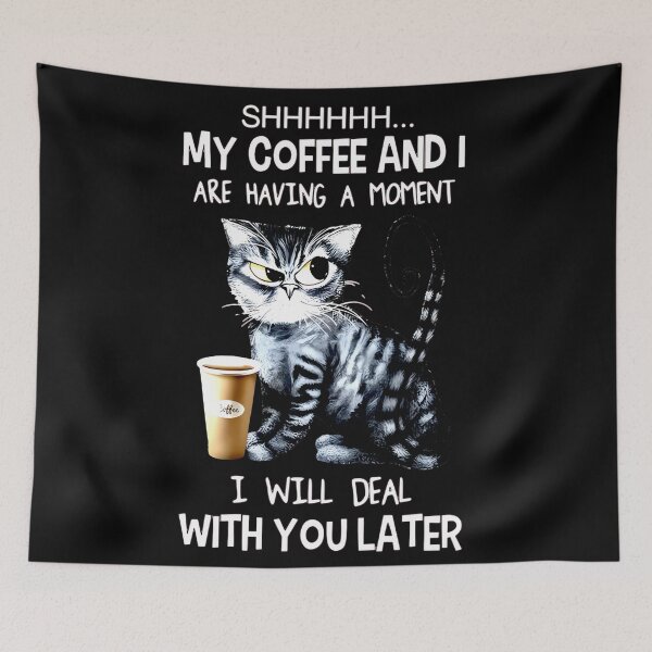 Item preview, My Coffee and I: Cat Lover's Delight designed and sold by MOFAPPAREL.
