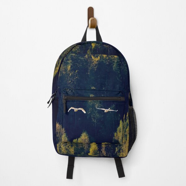 Item preview, Flying over the autumn forest. Whooper swan designed and sold by Jouko Lehto Photography.