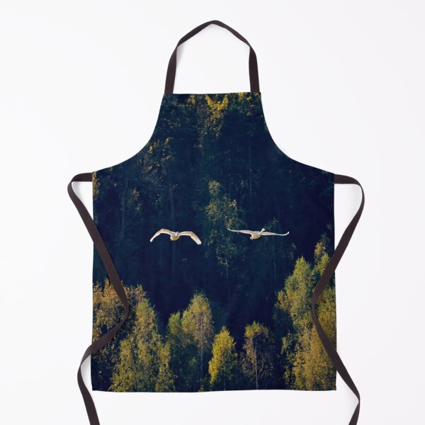 Item preview, Flying over the autumn forest. Whooper swan designed and sold by Jouko Lehto Photography.
