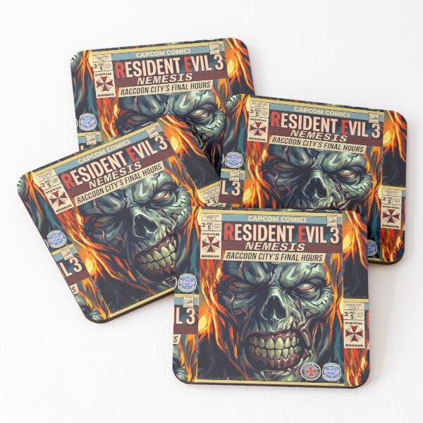 Item preview, Resident Evil 3 Nemesis Comic Retro Gaming Art  designed and sold by Back2Collage.