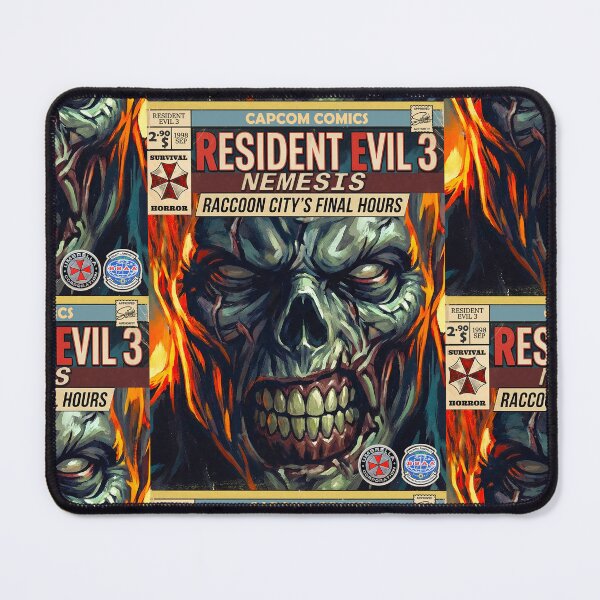 Item preview, Resident Evil 3 Nemesis Comic Retro Gaming Art  designed and sold by Back2Collage.