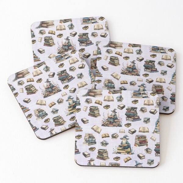 Item preview, Magos mágicos y libros sobre violeta claro designed and sold by KSimpson838.